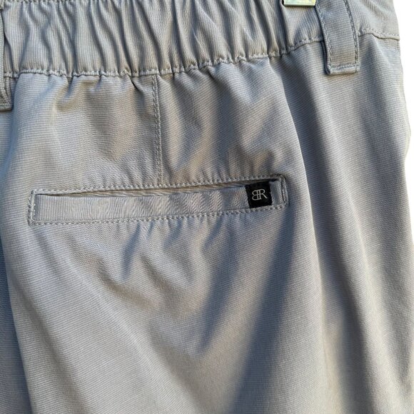 Banana Republic Mens Gray Stretch Relaxed Fit Lightweight Elastic Waist Short 38 - Picture 3 of 9